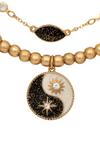 Bibi Bijoux Gold 'Night & Day' Three Row Layered Necklace thumbnail 2