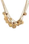 Bibi Bijoux Gold 'Leopard Pavé Multi Coin' Necklace thumbnail 1