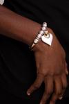 Bibi Bijoux Gold 'Sparkling Layer Heart' Ball Bracelet thumbnail 2