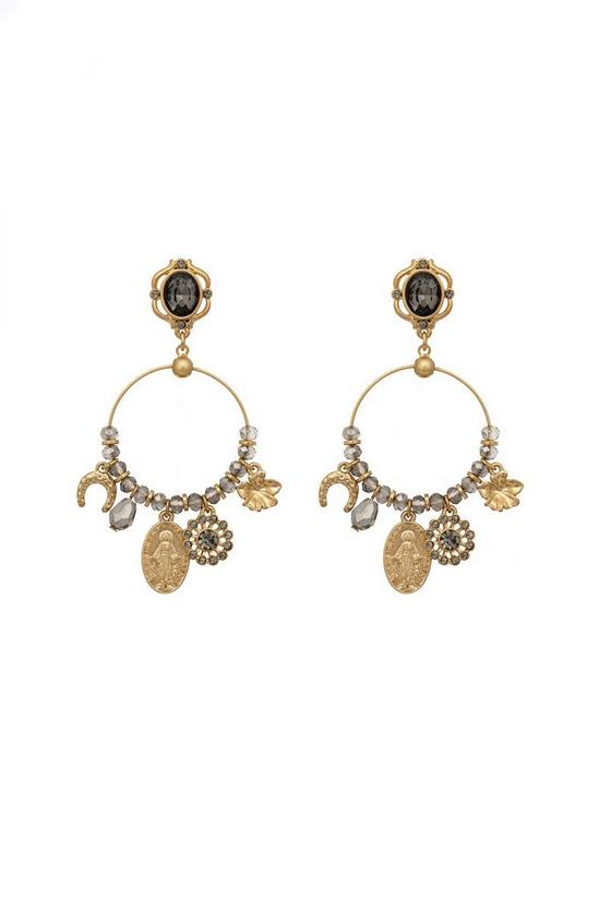 Bibi Bijoux Gold 'Lucky Charm' Earrings 1
