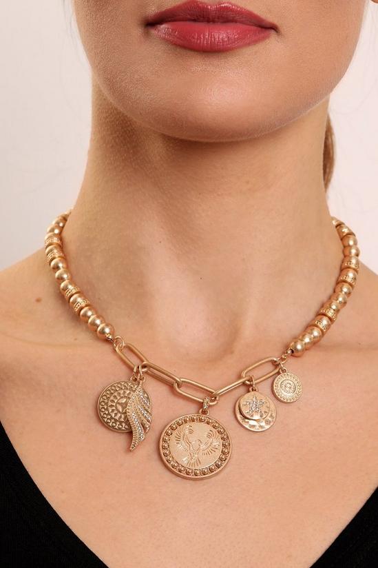 Bibi Bijoux Gold 'Free Spirit' Charm Necklace 4