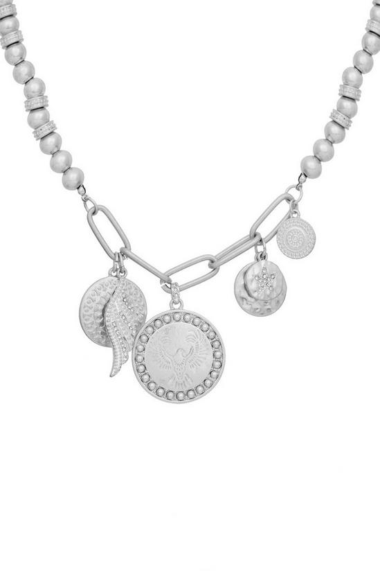 Bibi Bijoux Silver 'Free Spirit' Charm Necklace 1
