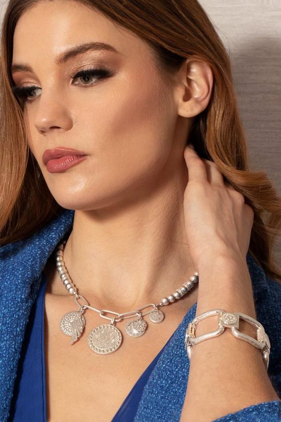 Bibi Bijoux Silver 'Free Spirit' Charm Necklace 5