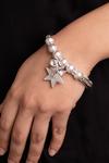 Bibi Bijoux Silver 'Star' Charm Ball Bracelet thumbnail 2