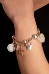Bibi Bijoux Gold 'Pavé Heart' Multi Charm Bracelet thumbnail 2
