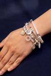 Bibi Bijoux Silver 'Mandala' Charm Bracelet Set thumbnail 2