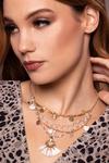 Bibi Bijoux Gold 'Nomad' Layered Multi Charm Necklace thumbnail 5