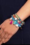 Bibi Bijoux Gold Muti Coloured 'Nomad' Bracelet Set thumbnail 2