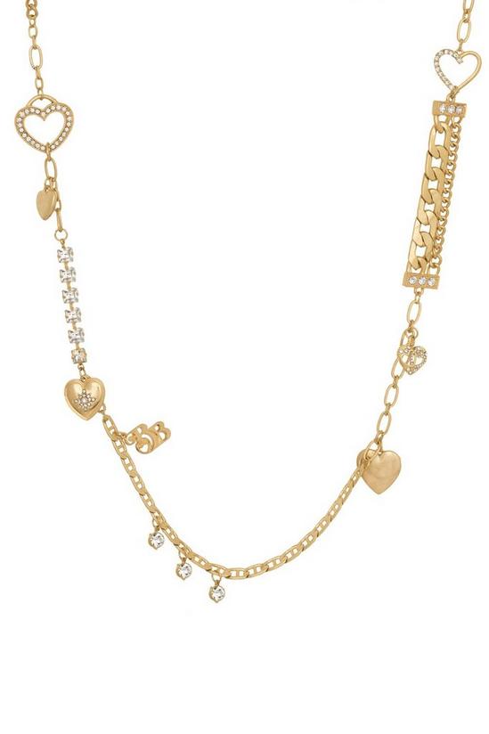 Bibi Bijoux Gold 'Sentiment' Multi Heart Charm Necklace 1
