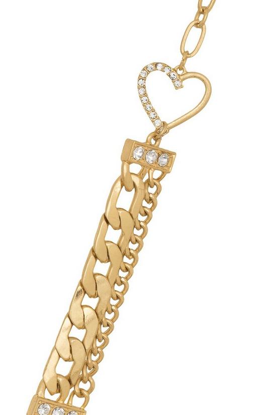 Bibi Bijoux Gold 'Sentiment' Multi Heart Charm Necklace 2
