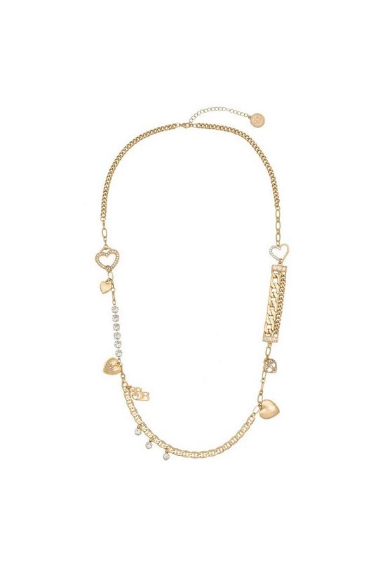 Bibi Bijoux Gold 'Sentiment' Multi Heart Charm Necklace 3