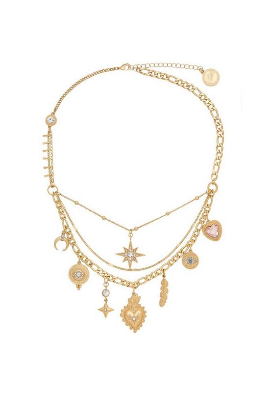 Bibi Bijoux Gold 'Mexicana' Charm Necklace 3