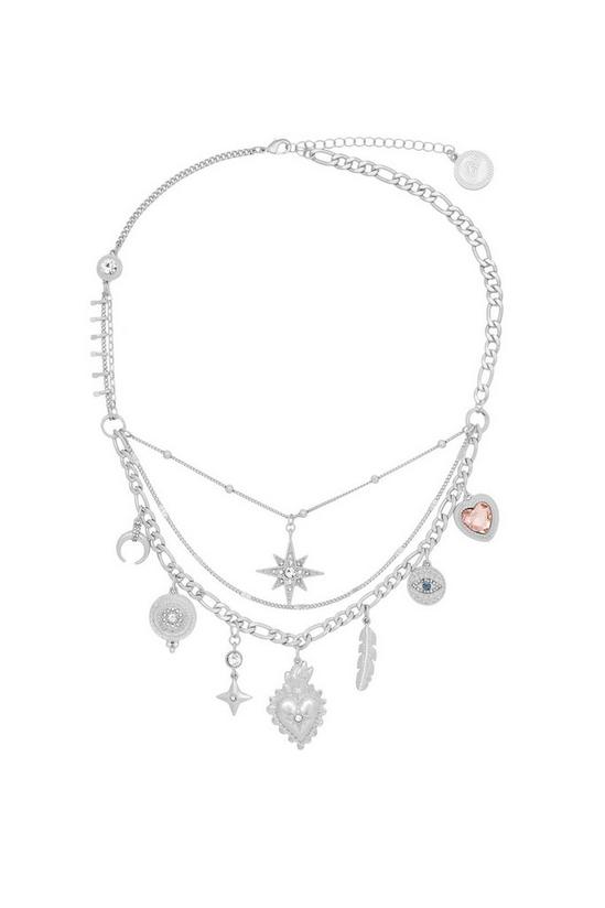 Bibi Bijoux Silver 'Mexicana' Charm Necklace 3