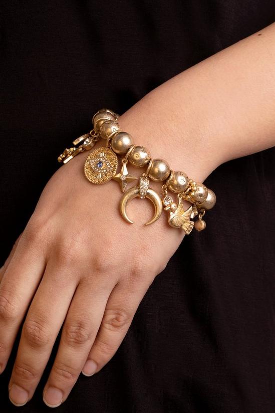 Bibi Bijoux Gold 'Mexicana' Multi Charm Bracelet 2