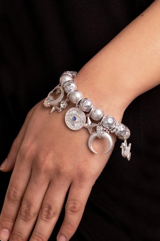 Bibi Bijoux Silver 'Mexicana' Multi Charm Bracelet 2
