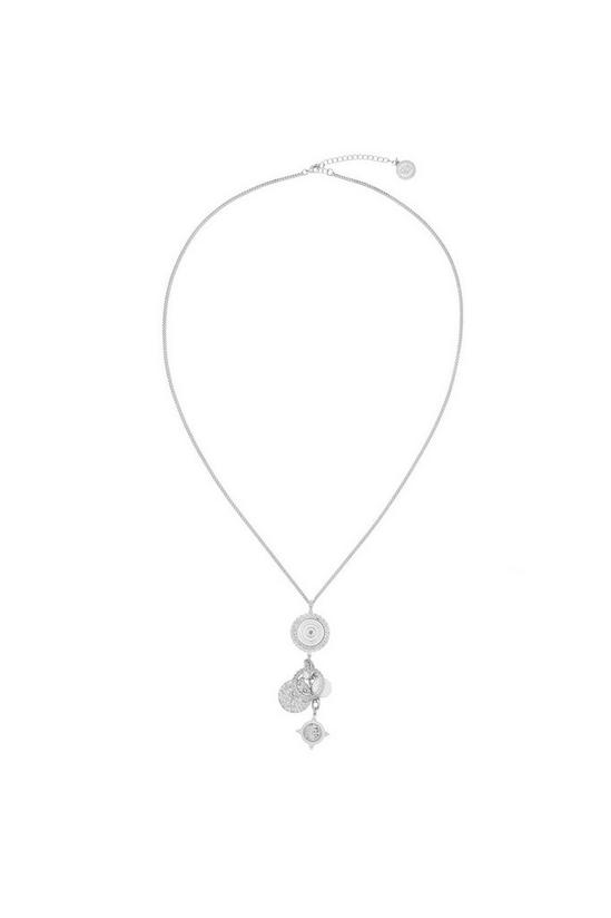 Bibi Bijoux Silver Drop Multi Coin Necklace 3