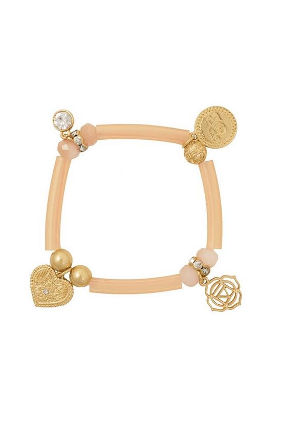 Bibi Bijoux Gold 'Mandala' Charm Bracelet 1