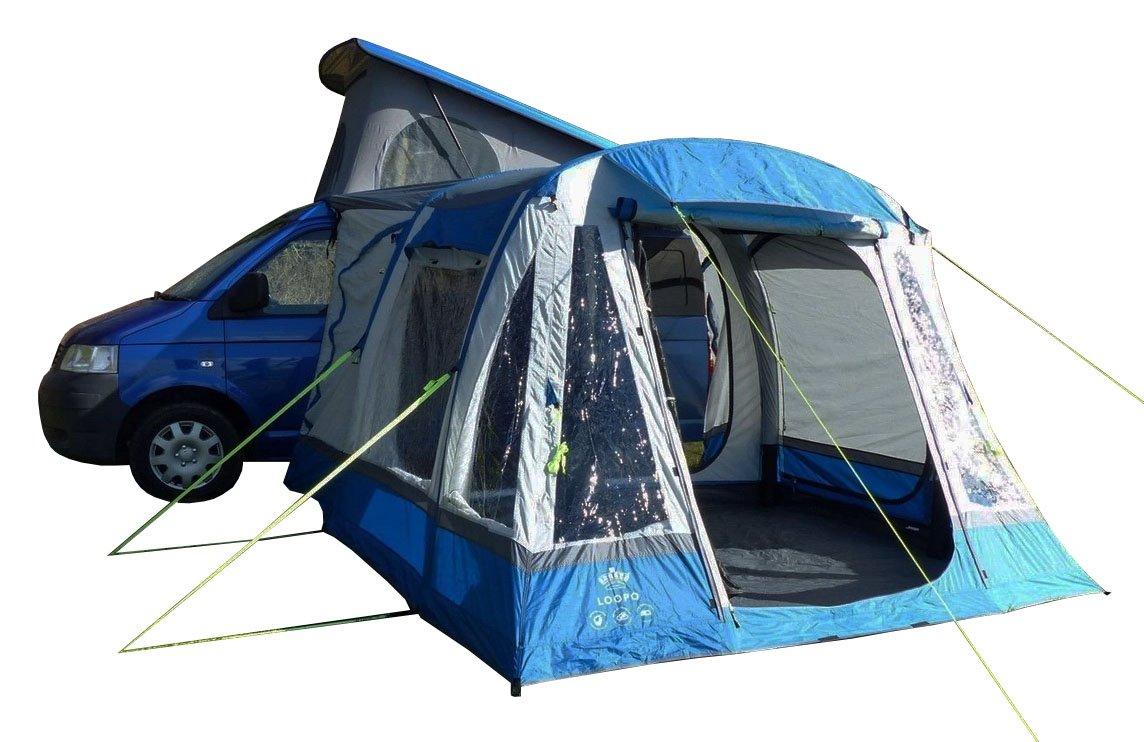 Loopo Breeze - Inflatable Campervan Awning (Blue/Grey)