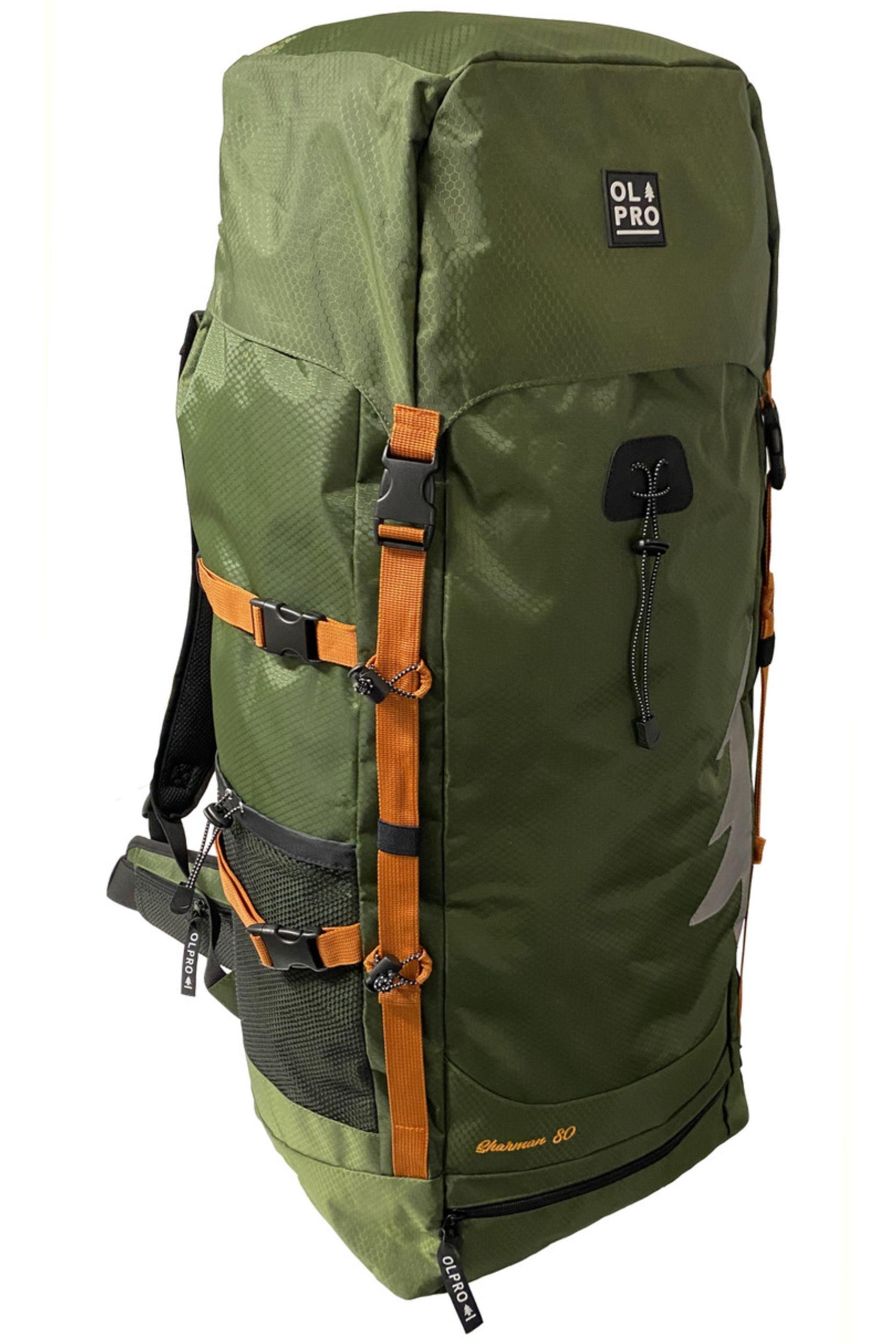 OLPRO 80L Rucksack Bag Green