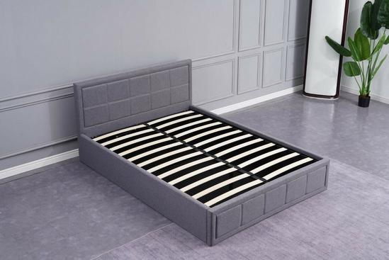 KOSY KOALA Upholstered Storage Ottoman Gas Side Lift Bed Fabric Bed Single 1
