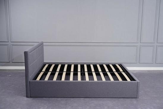 KOSY KOALA Upholstered Storage Ottoman Gas Side Lift Bed Fabric Bed Single 5