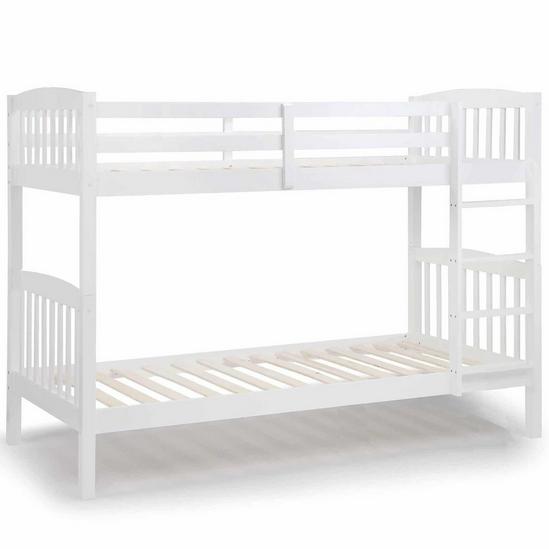 KOSY KOALA Wood Bunk Bed Comes With 2 Spring Mattresses For Kids Children Adults 2