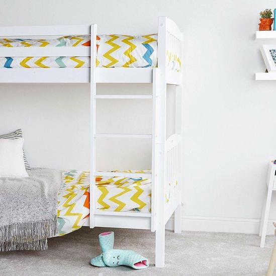 KOSY KOALA Wood Bunk Bed Comes With 2 Spring Mattresses For Kids Children Adults 3