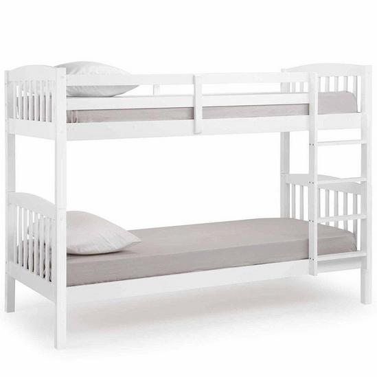 KOSY KOALA Wood Bunk Bed Comes With 2 Spring Mattresses For Kids Children Adults 5