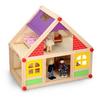 UMKYTOYS Play House for Children - Wooden Doll House Perfect for Indoor and Outdoor Play thumbnail 2