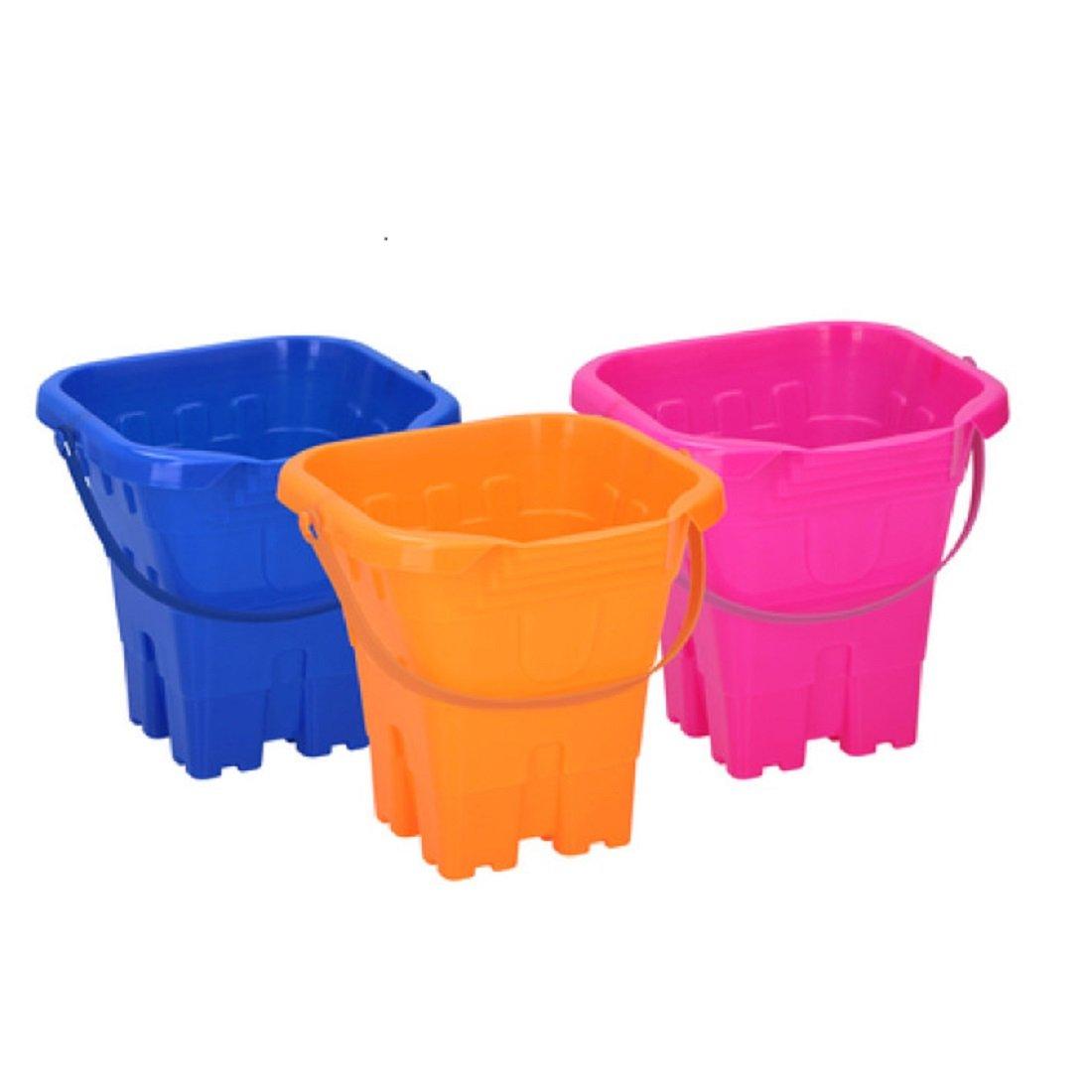 Sand Bucket Castle for Childrens, Play and Fun in the Sand 1Pc Assorted Colour