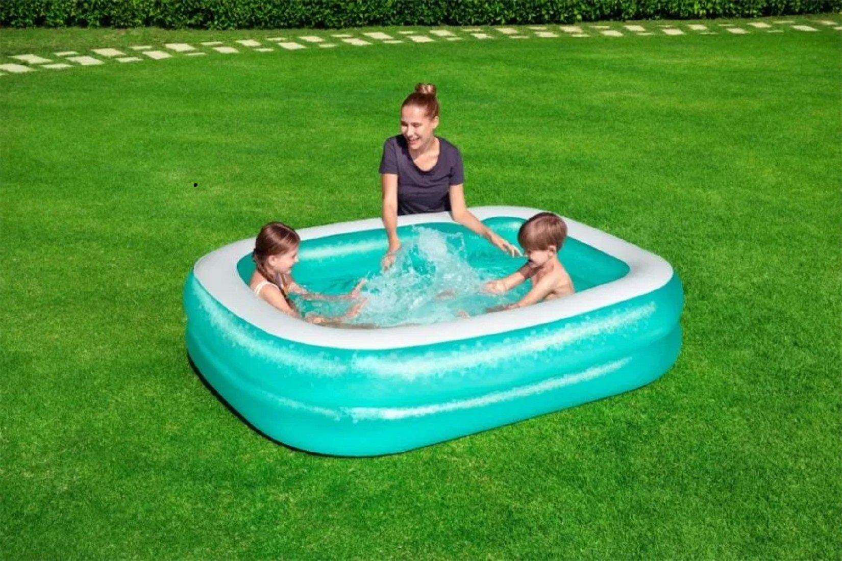 Make Splash with Summer Fun 54005 Inflatable Paddling Pool  201x150x51cm