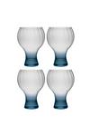 iStyle Optic Blue Gin Glass Set of 4 thumbnail 1