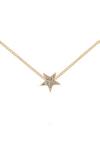 Caramel Jewellery London Gold Pavé Star Necklace thumbnail 1