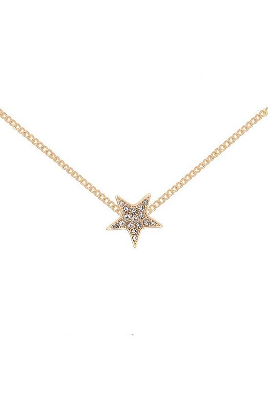 Caramel Jewellery London Gold Pavé Star Necklace 1