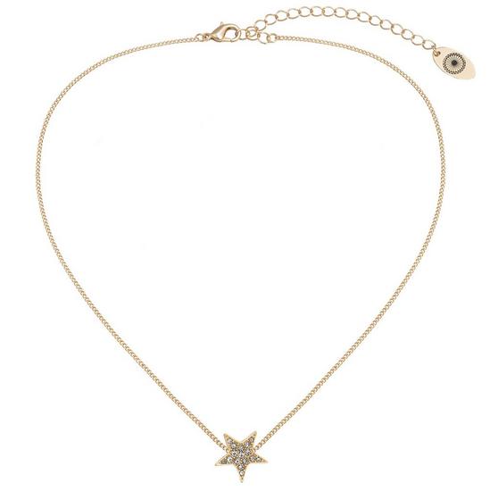 Caramel Jewellery London Gold Pavé Star Necklace 3