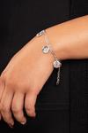 Caramel Jewellery London Silver 'Celestial Coin' Charm Bracelet thumbnail 2