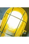 CGC Lighting Oval Metal Cage Bulkhead Wall Or Ceiling Light thumbnail 3