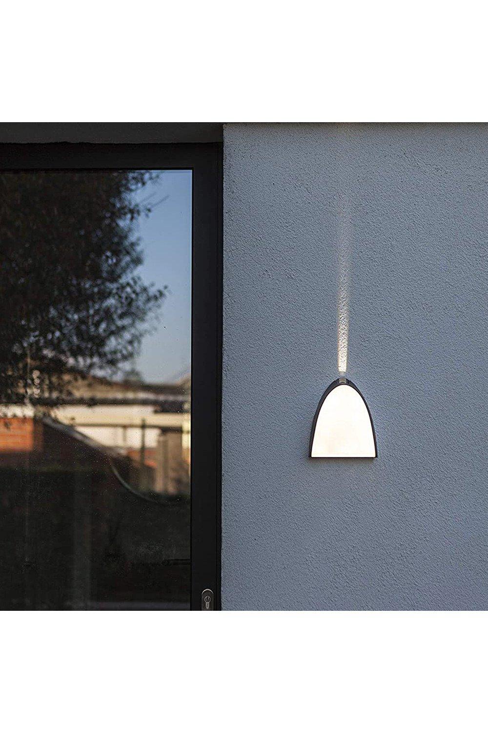 'Miranda' Modern Wedge LED Wall Light With Narrow Up Beam