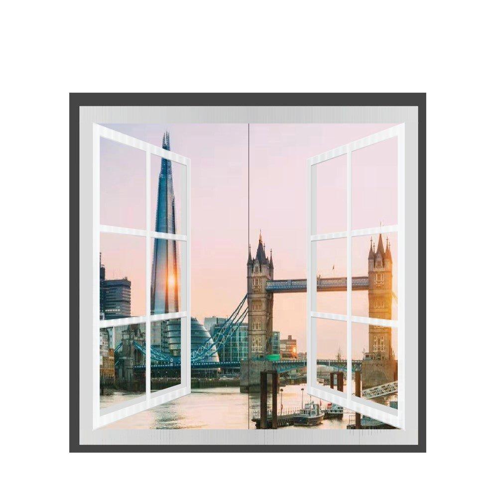Landscape Window panel set, 120 X 60 Surface Panel, Tower Bridge design