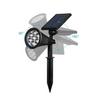 ENER-J 7W Solar Spike Garden Light, 1800 mAh battery, 5.5V 1.5W Solar Panel, IP44, 6000K (Pack of 2) thumbnail 1