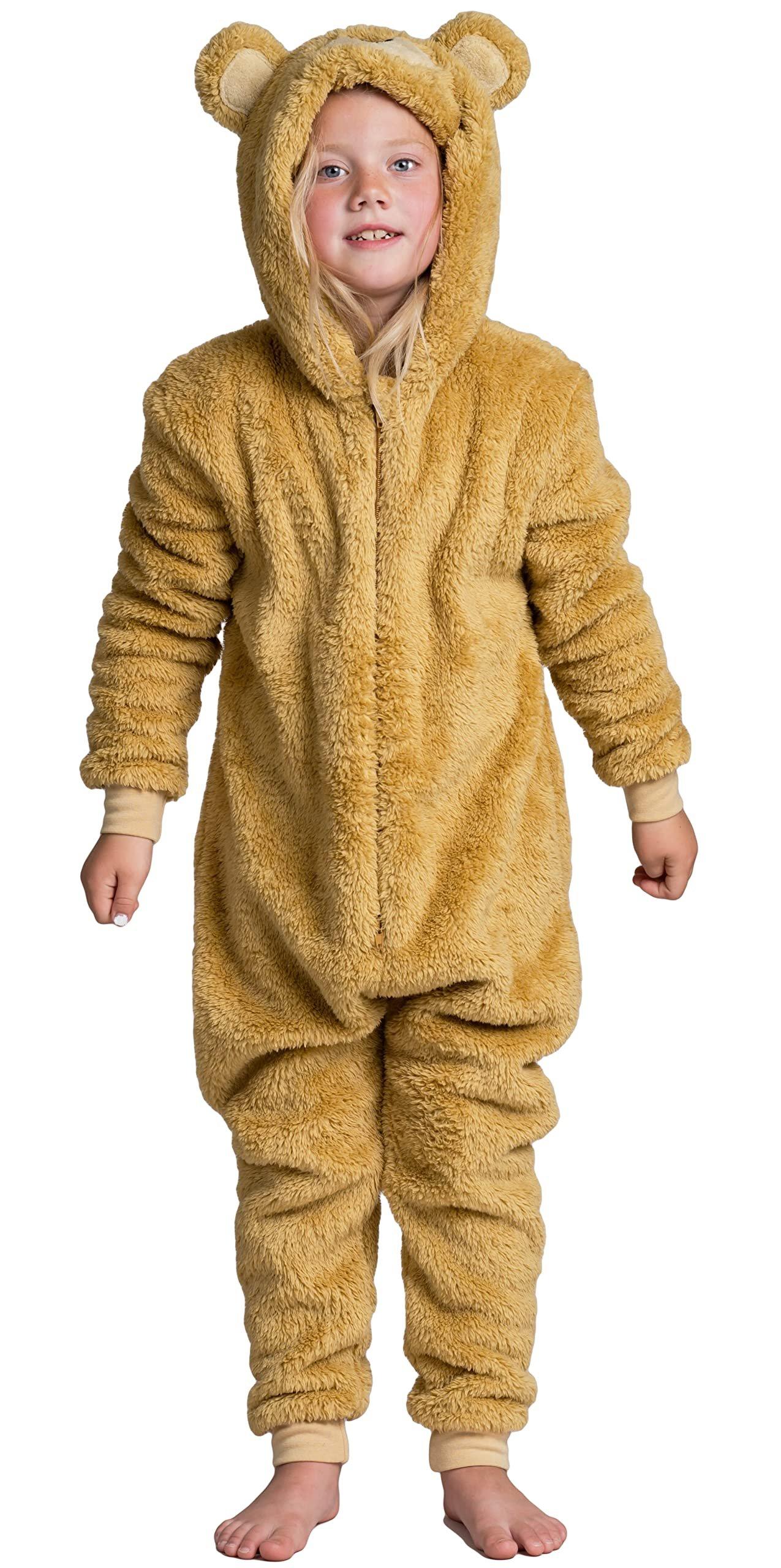 Super Soft Fleece Teddy Bear Onesie All-in-One Costume