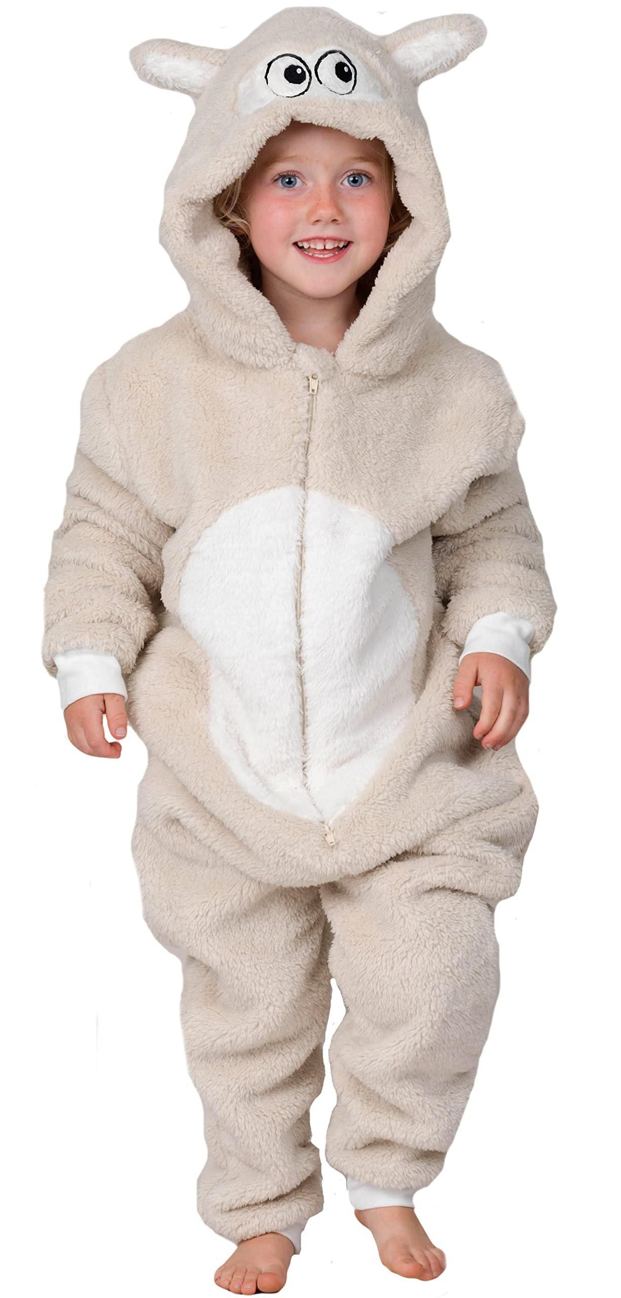 Super Soft Lamb Sheep Onesie Costume  with Tail