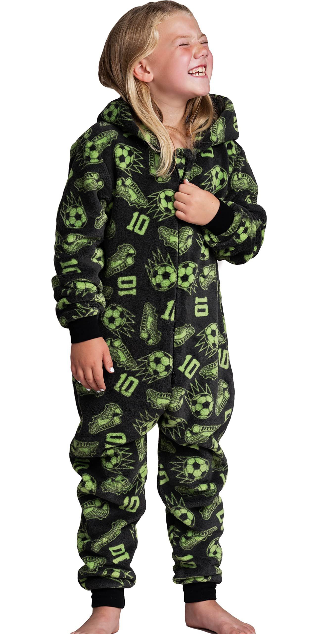 Football Onesie All-In-One in a SuperSoft Fleece
