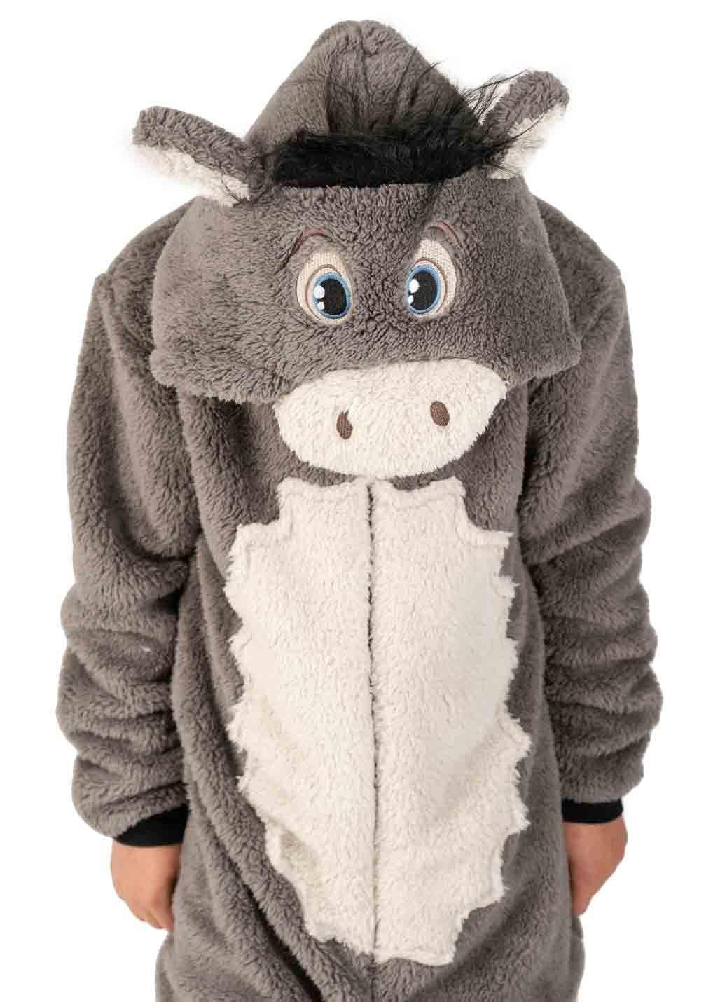 Nightwear Super Soft Fleece Donkey Onesie Nativity Costume All