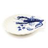 Verano Spanish Ceramics Coastal Ceramics Hand Painted Kitchen Dining Table Décor Sea Shell Serving Dish 35cm (L) x 29cm (W) thumbnail 1