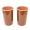 Verano Spanish Ceramics El Toro Glazed Terracotta Kitchen Dining Set of 2 Wine Coolers (H) 21.5cm thumbnail 1