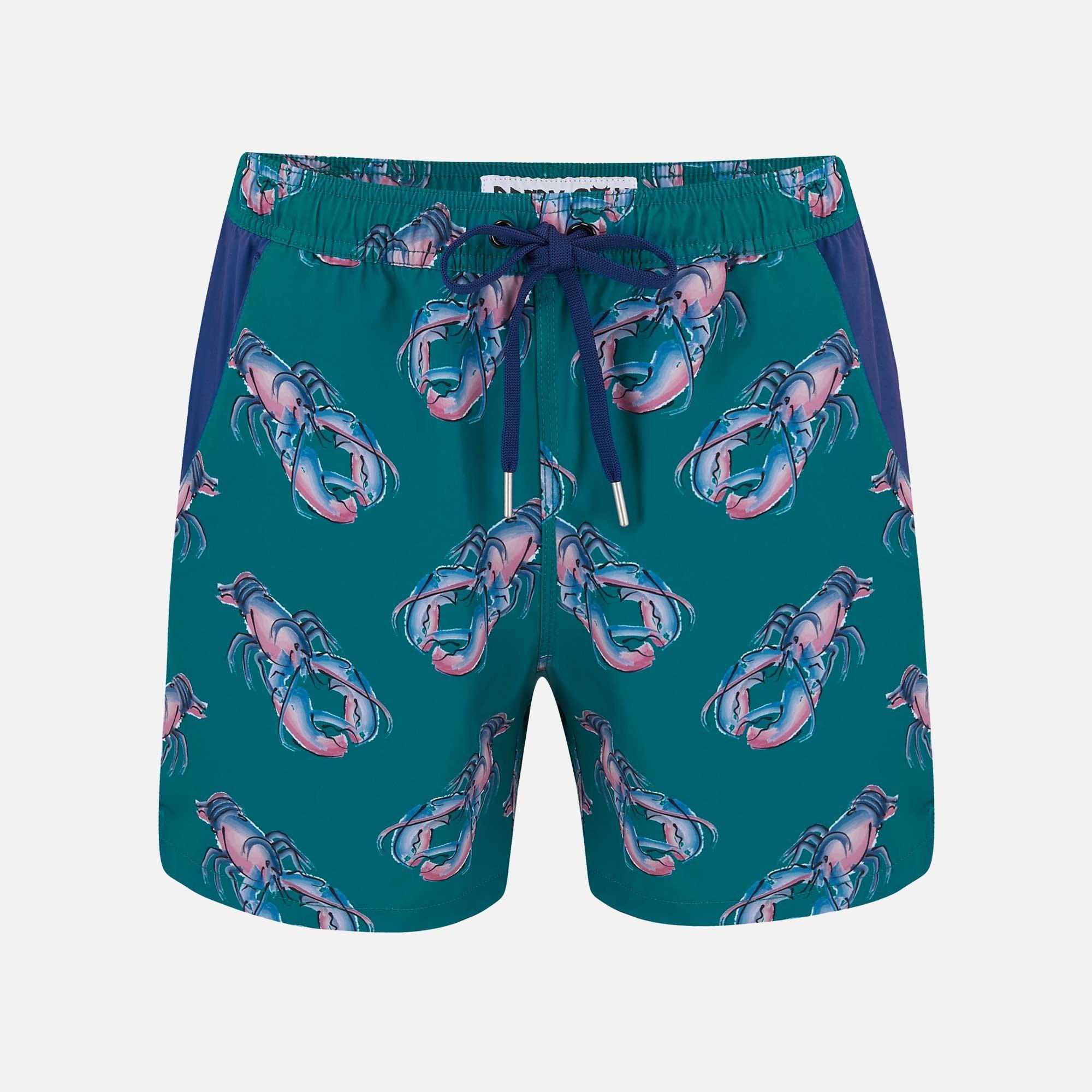 Lobsters Waterproof Pocket Swim Shorts