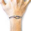 ANCHOR & CREW Montrose Silver and Rope Bracelet thumbnail 2