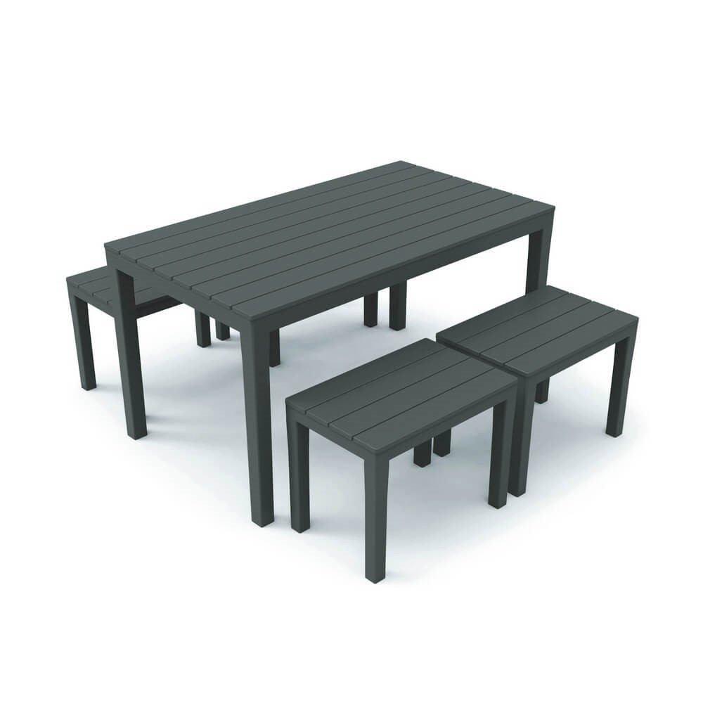 The Timor Dining Set including bench seating