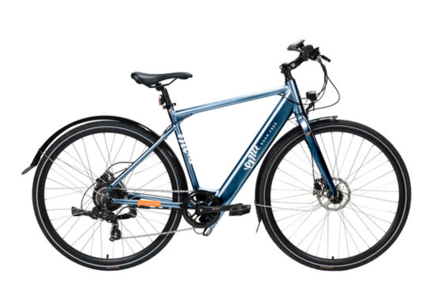 Evo Crossbar Electric Bike - Blue